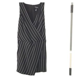 White House Black Market pinstripe romper